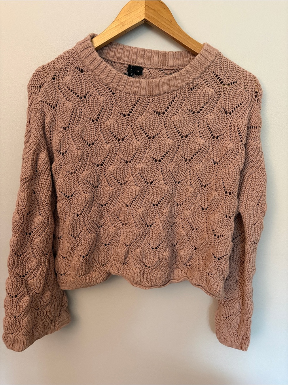 Women's Dusty Rose Knit Sweater
